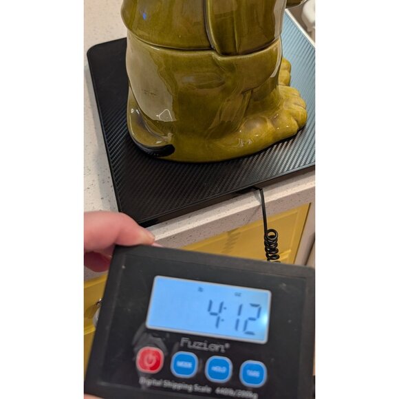 Vintage Basset Hound Dog Cookie Jar Glossy Ceramic Doranne of California 1950s - Picture 15 of 16